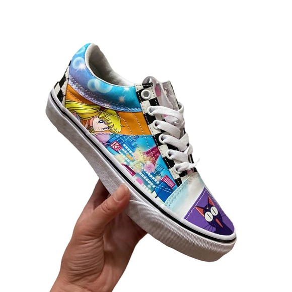 Sailor Moon x Vans Old Skool Patch work shoes sneaker - Picture 3 of 6